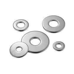 Premium 316 Stainless Steel Washers - A4 Metal Plain Washers for DIY Projects & Furniture Installation