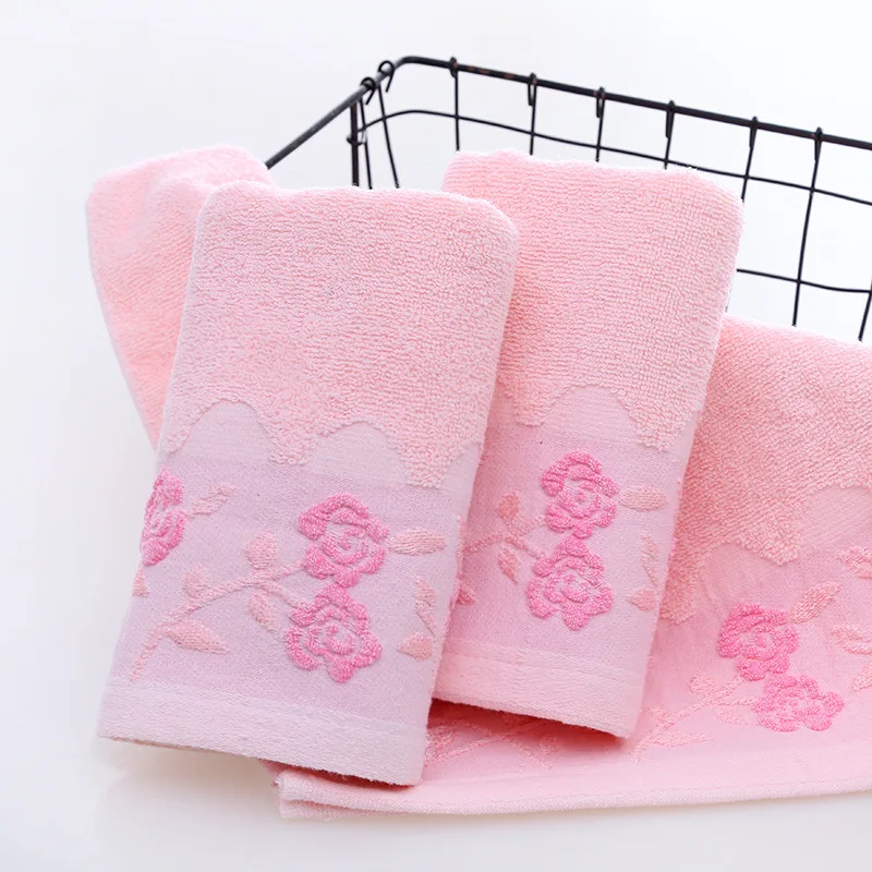 Quality Face Towel Tree Flower Bath Printed Spa Soft Kitchen Cotton Hand For Adults Thick Seaside Home  32*73cm Hotel Serviette 6