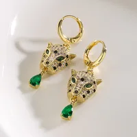Vintage Hip-hop Women Drop Earrings,High Quality Leopard Pendant Earrings Party Wendding Gift Jewelry - Image 4