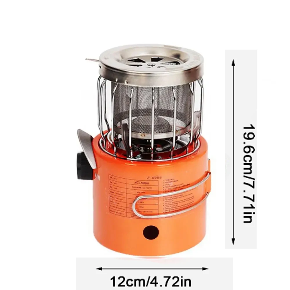 Elfmonkey Réchaud de camping Butane|avec 4 cartouches de gaz