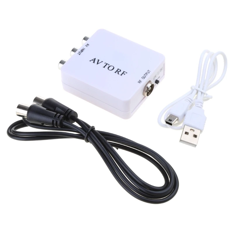 

RCA CVSB to RF Video Adapter Converter Video Converter Box 67.25/61.25MHz Drop shipping