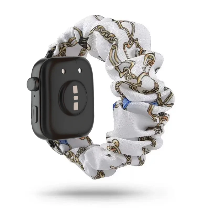 Elastic Nylon Loop Band with Metal Connector for Smartwatch - Adjustable Replacement Bracelet Strap