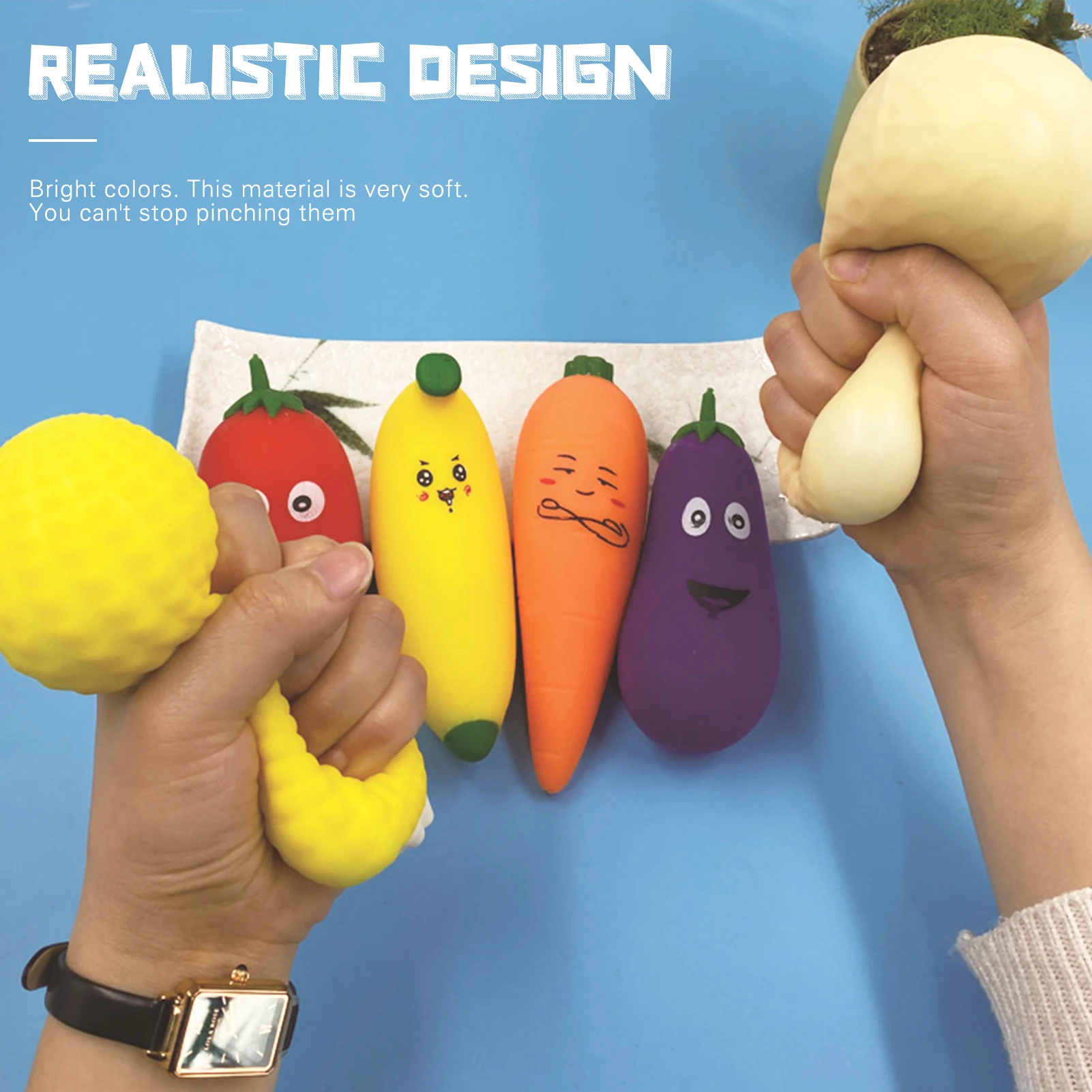 

Squeeze Decompression Toys Increase Blood Circulation To The Hands Not Easy To Deformation
