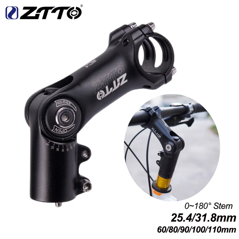 Accessoire vélo,ZTTO vtt 50mm tige CNC 35mm 31.8mm guidon