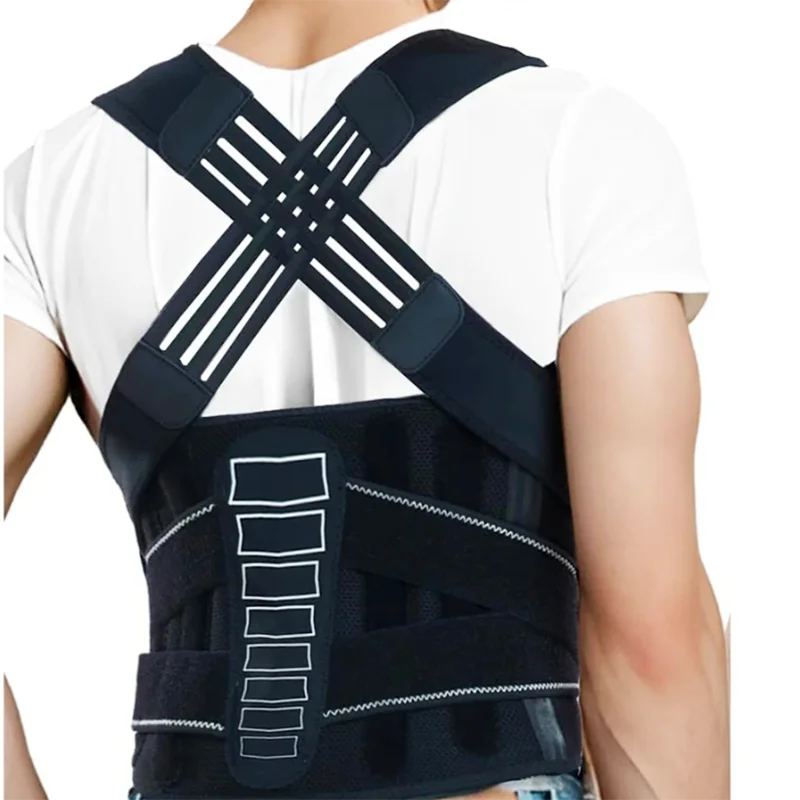 Posture Corrector For Women and Men Adjustable Shoulder Posture Brace Back Straightener For Middle Upper Spine posture corrector