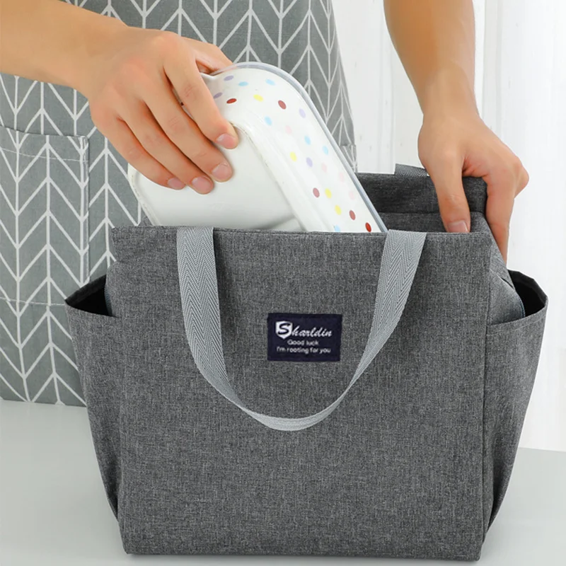 Large Capacity Cooler Bag Oxford Portable Zipper Thermal Lunch Bags Insulated Freezer Bag Camping Picnic Lunch Bag Cooler Bag