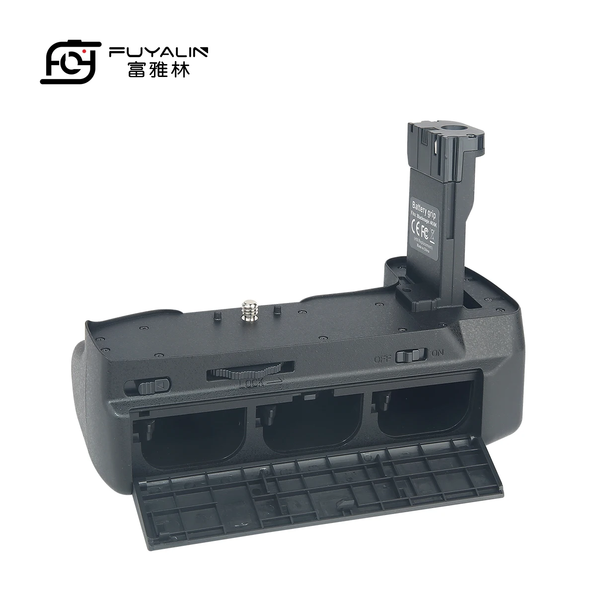 Vertical Battery Grip Three Time Triple Battery Hole for Blackmagic 4K/6K LP-E6 Pocket Cinema Camera BMPCC 6K