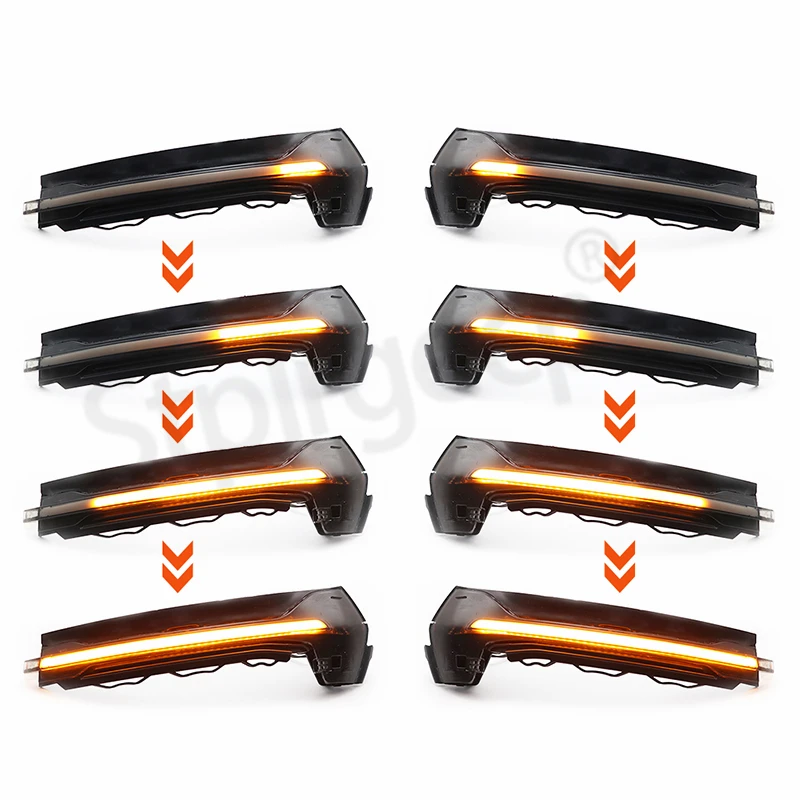 LED Dynamic Turn Signal Blinker with Flowing Water Effect