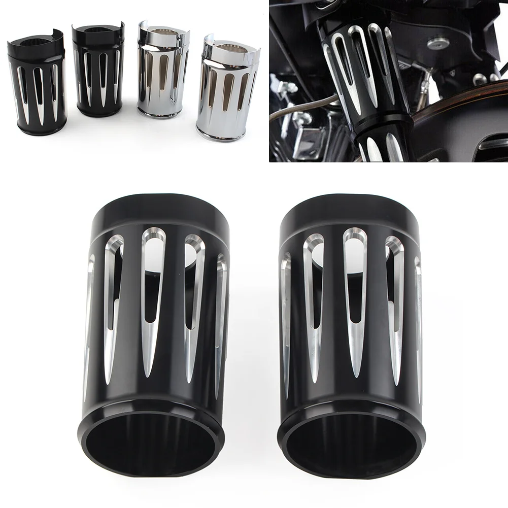 

Motorcycle CNC Fork Boot Slider Covers For Harley Touring Electra Street Road Glide King CVO FLHTKSE FLHR FLHX FLHTK 2014-2022