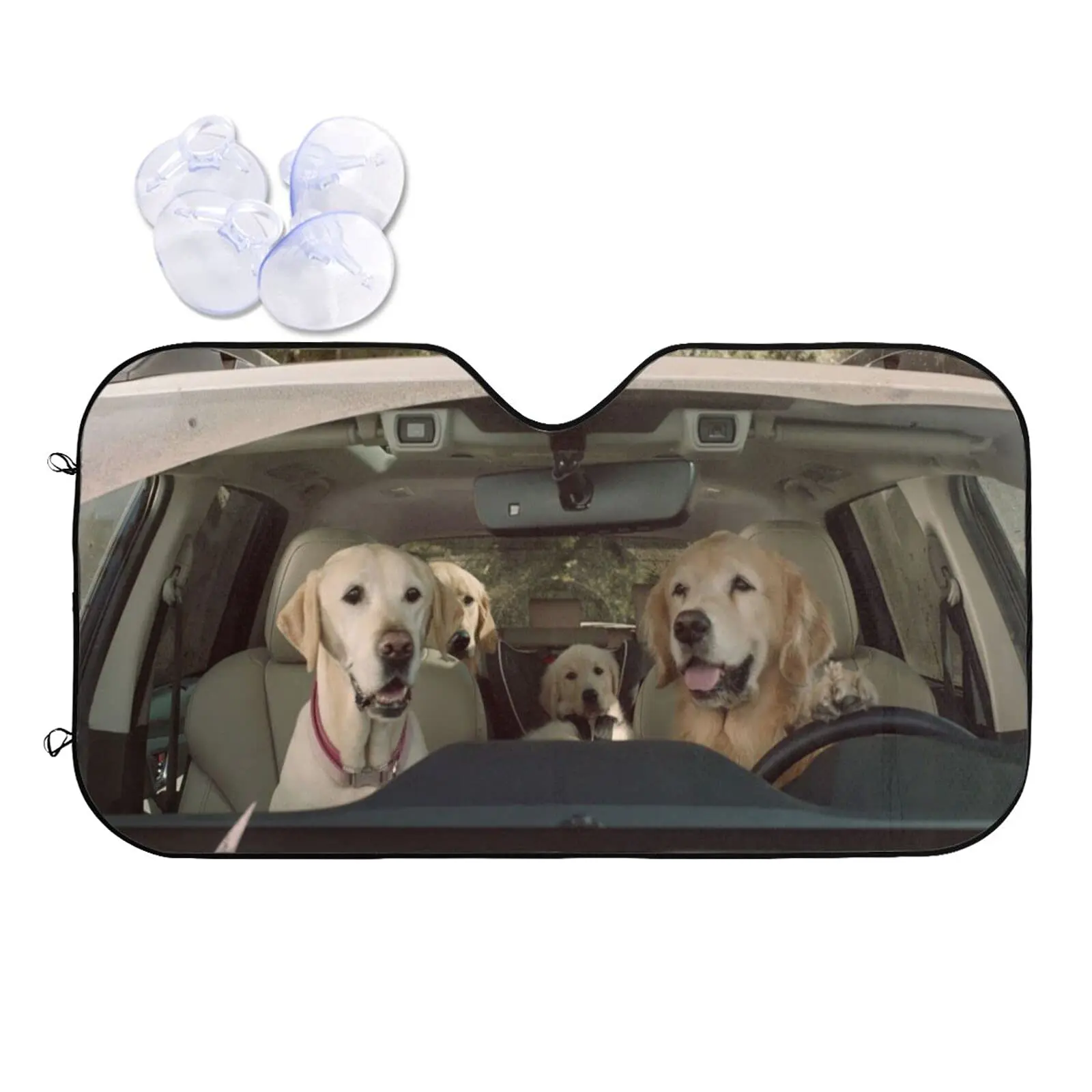 German Shorthaired Pointer Auto Sun Shade 56 Personalized Sunshade