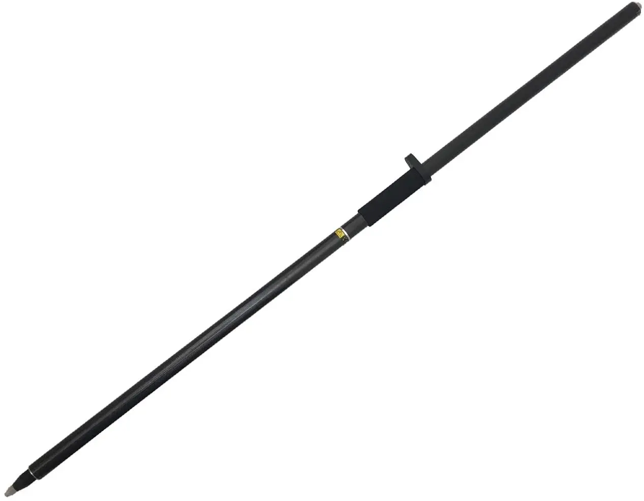 2 Sections 2M Carbon Fiber GPS Telescopic Rover Pole For Land Surveying Good Qua