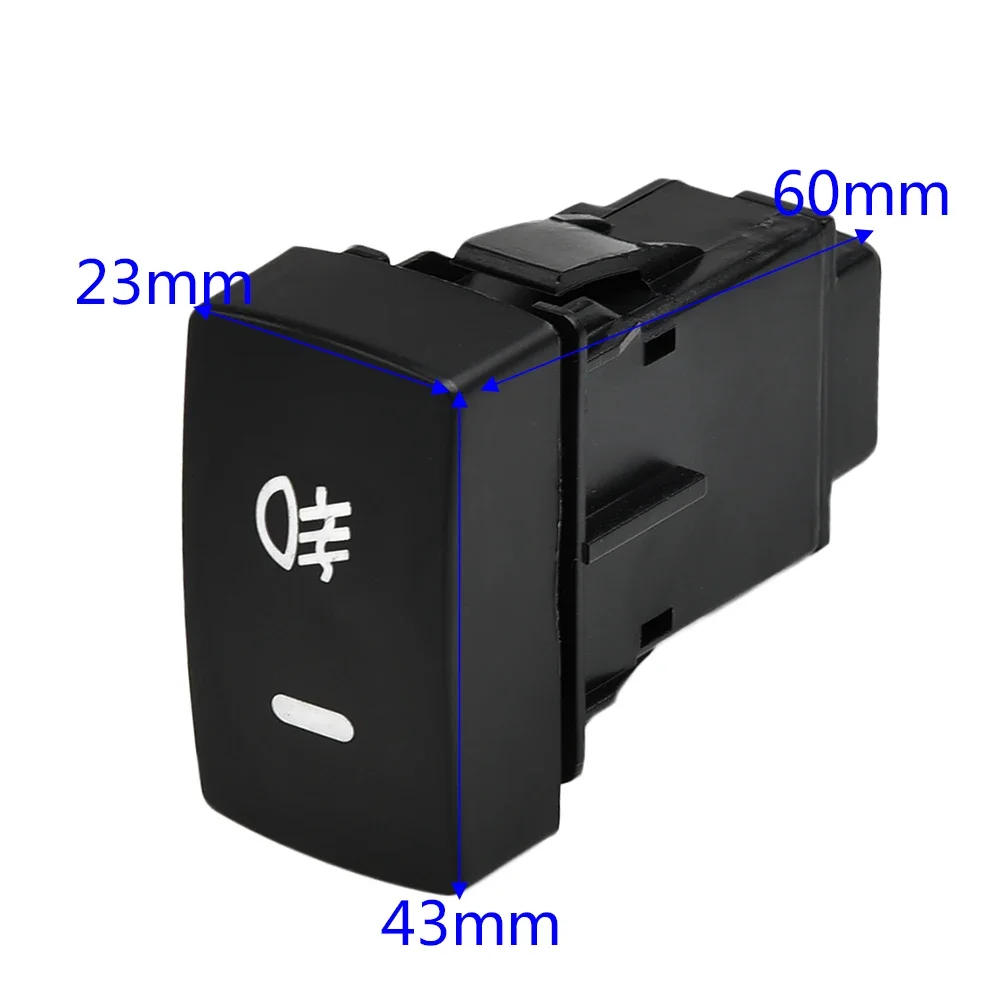 

Plastic Pin LED Car Push Button Fog Light Switch With Wire For Honda Civic 1*Fog Light Switch 1*Connecting Wire