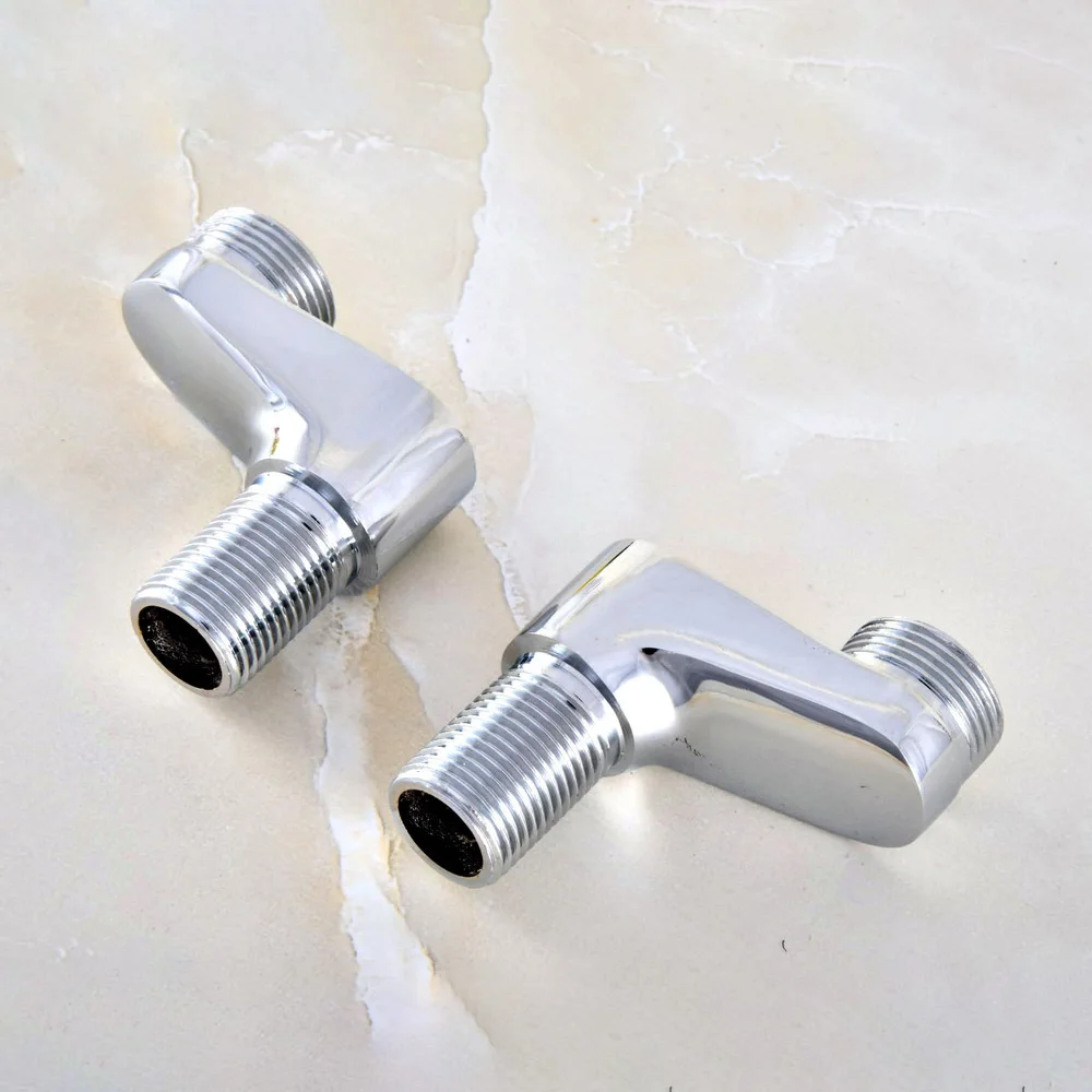 2Pcs Chrome Claw Foot Bathtub Shower Faucet Adjustable Adapter Swing Arms Wall Mount Replacement Part Bathroom Supplies Nba183 5