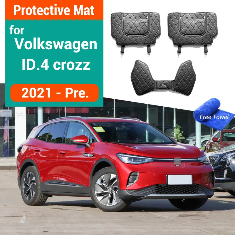 

3 шт./комплект, наклейки на заднее сиденье автомобиля VW Volkswagen ID.4 ID4 CROZZ 2021 2022 2023