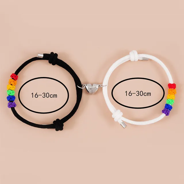 Cute Couple Bracelets Aesthetic Heart Charm Couple Bracelet Ideas Couple  Bracelets Rela… in 2023