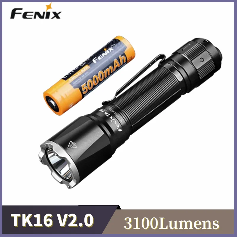 Torcia Fenix Tk16 V2.0 Max 3100 Lumen Torcia Tattica Di Ricerca Di Salvataggio Impermeabile