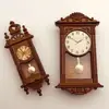 1pc 1:12 Dollhouse Miniature Wall Clock Play Doll House Miniaturas Home Decor Accessories Toy Pretend Play Furniture Toy 2