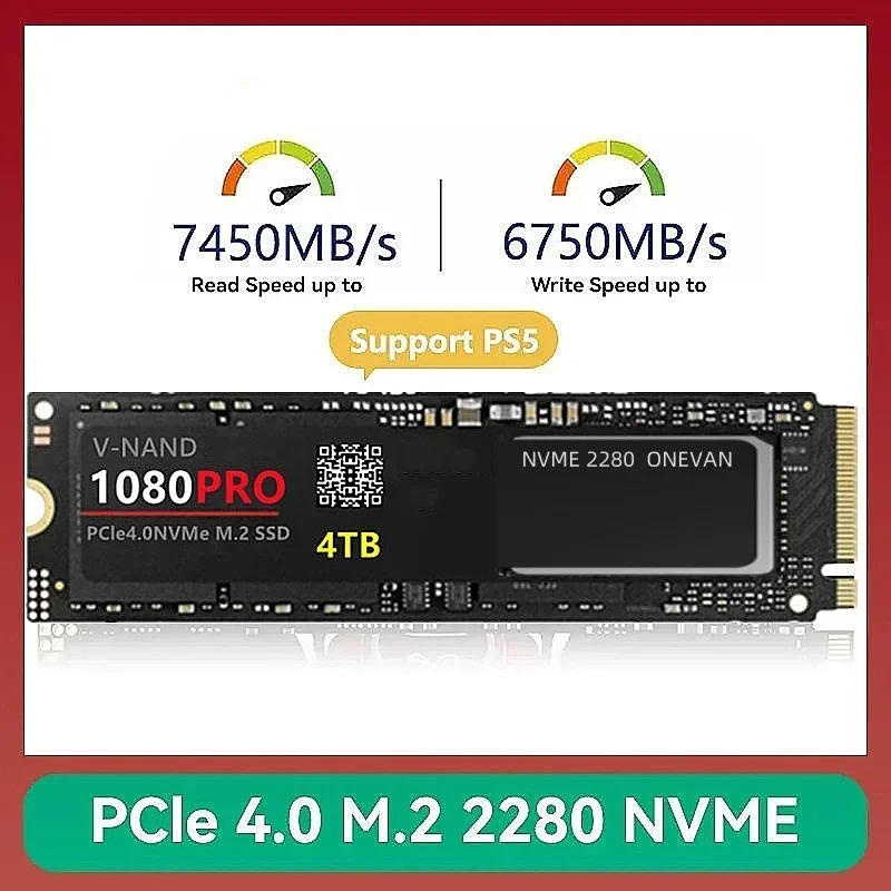1080 PRO PCIe 5.0 NVMe 4.0 M.2 2280 1TB 2TB 4TB SSD Internal