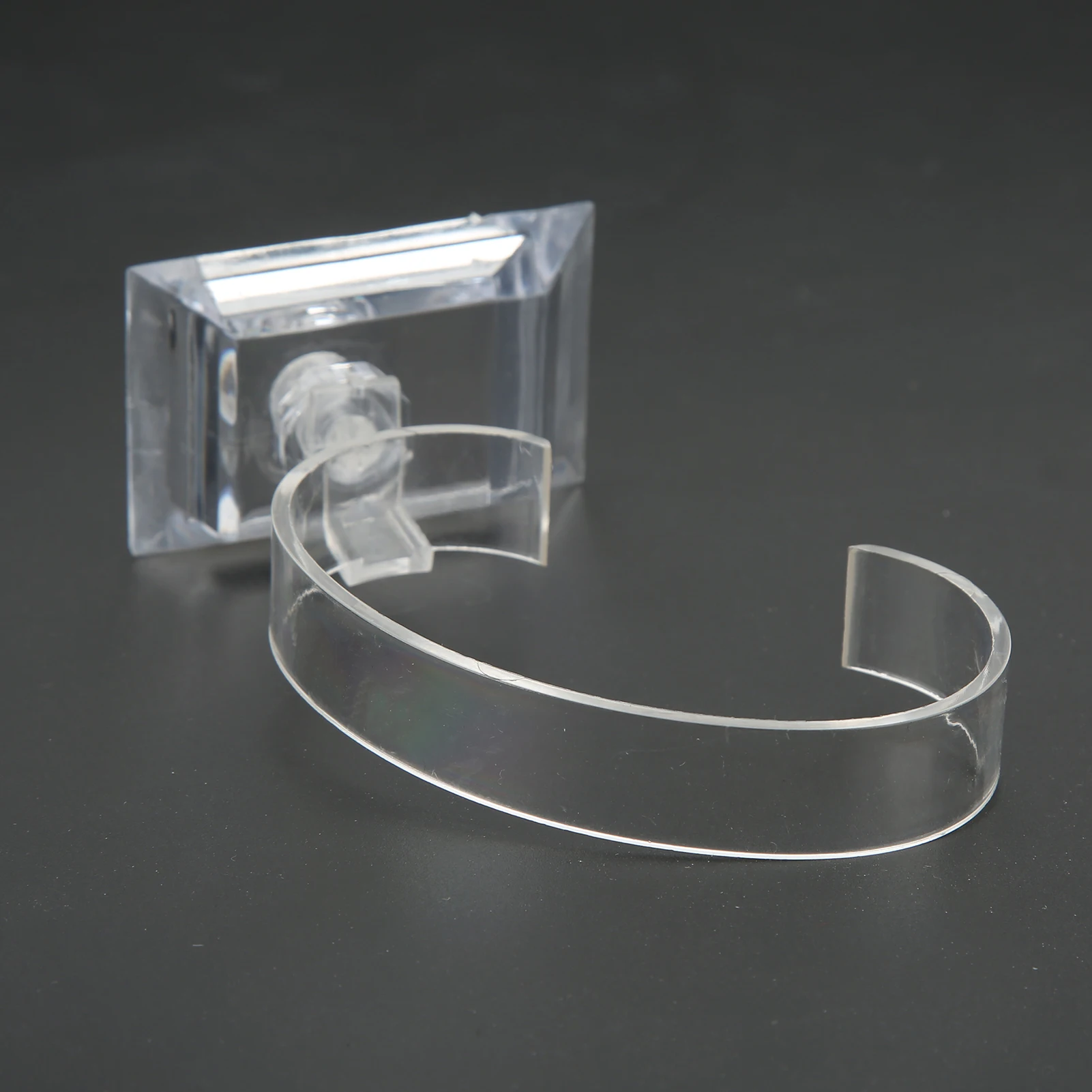 Watch Display Stand Professional 360&deg; Rotaable Transparent Plastic Store Watch Bracelet Display Rack Holder watch display stand