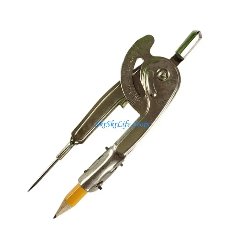 기술 도면 스케치를 위한 양면 마킹이 있는 E65E 5Pcs 금속 나침반