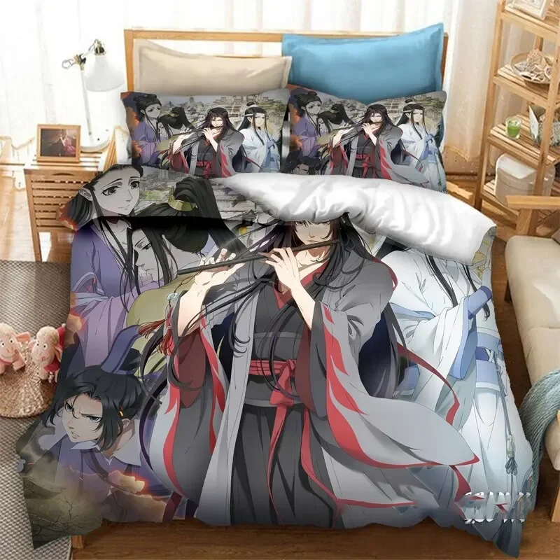 Grandmaster of Demonic Cultivation Mo Dao Zu Shi Bedding Set Boys Adults Kid Duvet Cover Bed Cover Single Queen King Double 5