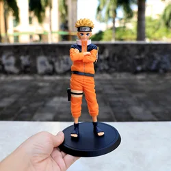 Premium Naruto Shippuden Action Figures Collection - Uchiha Itachi, Sasuke, Pain, Kakashi PVC Toys & Decorations (Uzumaki Naruto 25cm)