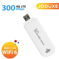 JODUXE راوتر MF782D 2.4G WiFi 6 كفاءة اختراق الجدار الأطفال على الإنترنت حماية موبايل موزع إنترنت واي فاي مكرر مودم USB 1
