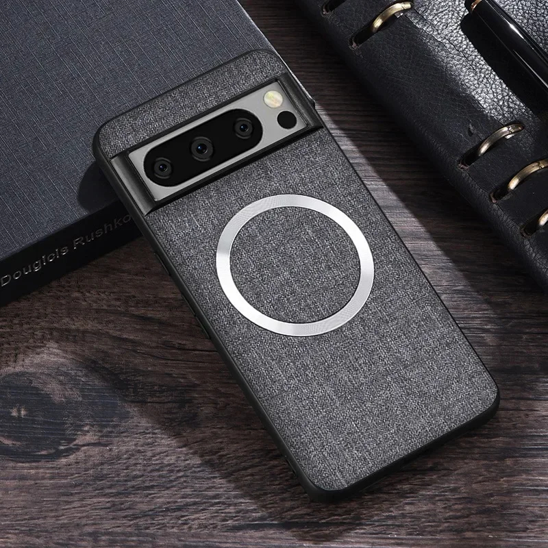 MagSafe Fabric Cloth Magnetic Wireless Charging Slim Case Cover