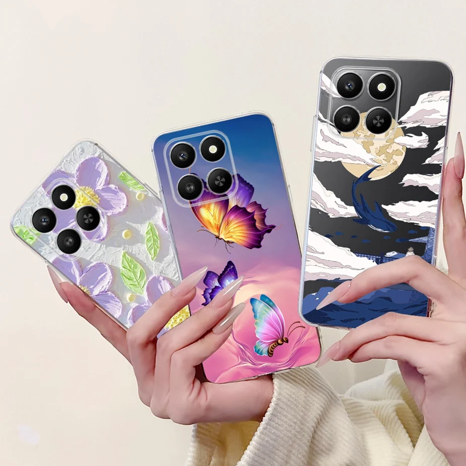 Cute Cartoon Painted Soft Slim Phone Case -