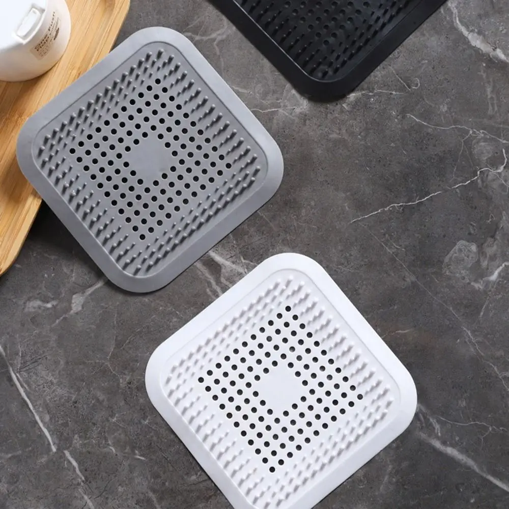 Anti-blocking Silicone Sewer Filter Sink Hair Filter Deodorizer Leakage-proof Floor Drain Cover Kitchen Bathroom Accessories Drain Filter,Floor Drain Filter,Drain Strainer