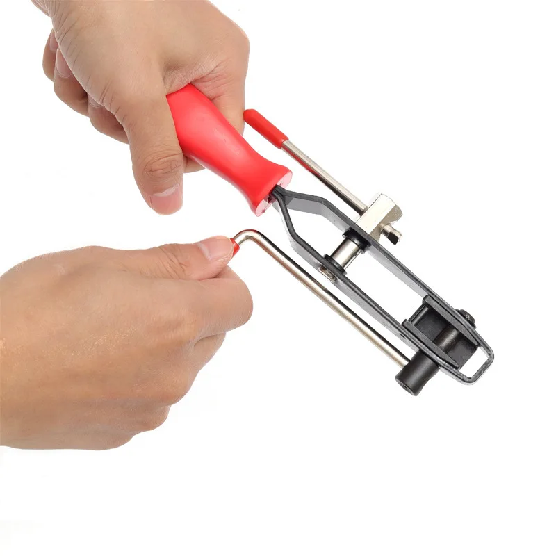 

2PC Dust Cover Assembly Pliers, Ball Cage Clamp Pliers, Dust Cover Clip Removal Pliers, Ball Cage Clamp Removal Tool