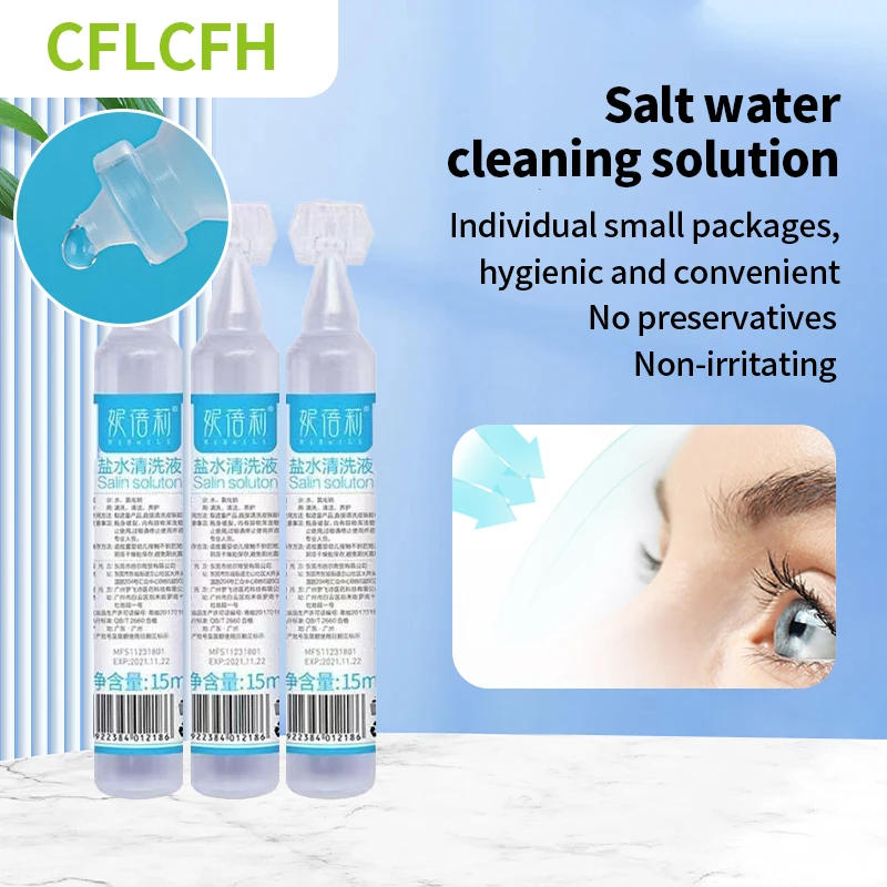 

Sodium Chloride Physiological Saline Skin Wound Clean Care For Tattoo 0.9 Topical Dilute 15Ml Salt Water Cleaning Solution