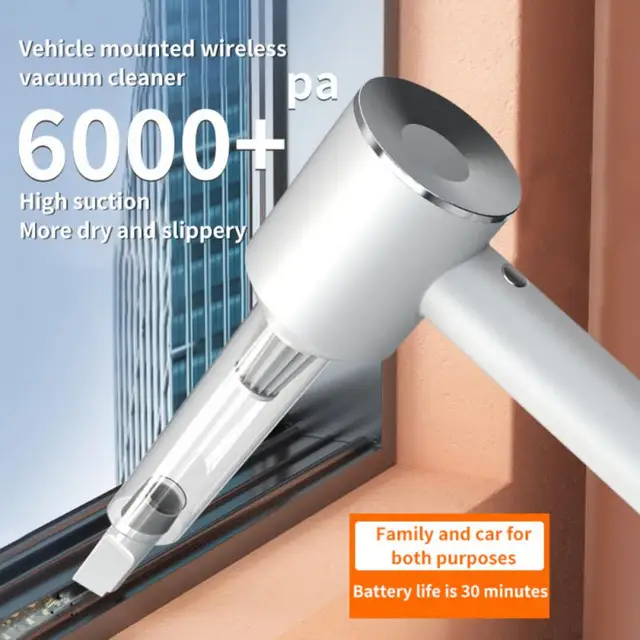 Hordozható Vezeték Nélküli Porfogó-Vákuumtisztító Könnyen Megtisztítható Otthoni És Autó Kettős Használat - Image 3