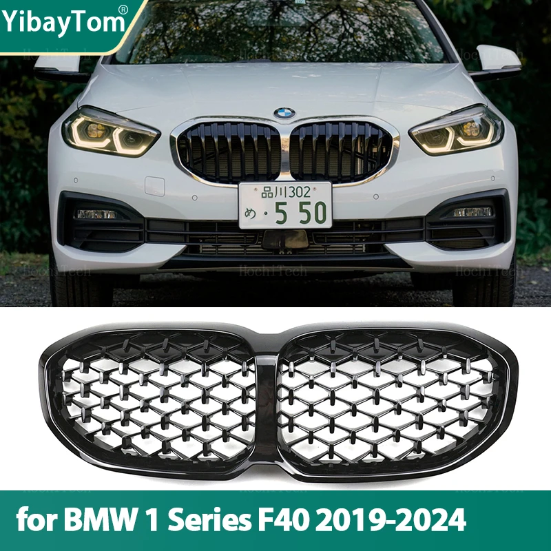 

Front Kidney Grill Racing Grille Fit For BMW 1 Series F40 xDrive 19-22 Car Accessories Replacement Part Double Slat