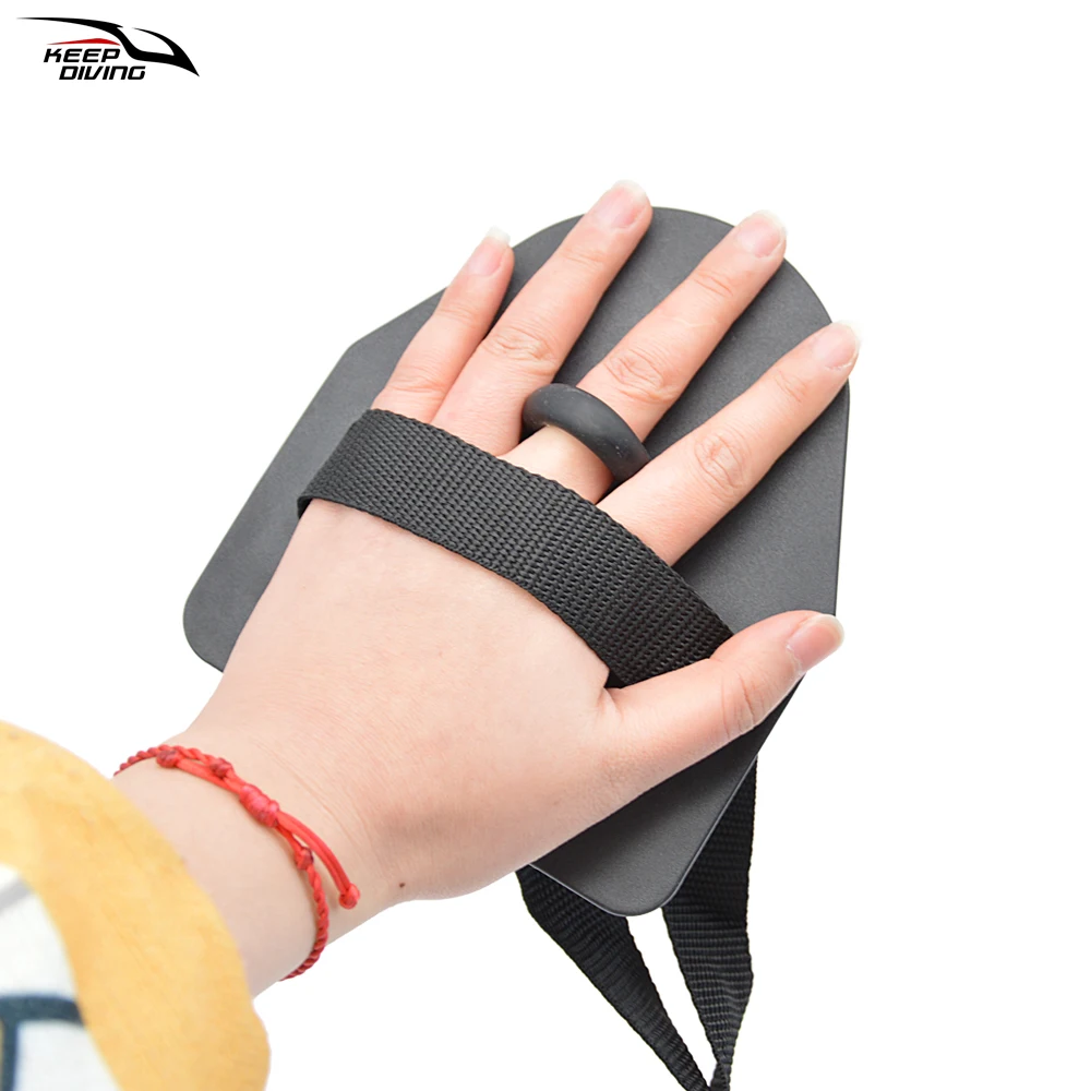 Natural latex swimming training exerciser hand webbed professional simulation swimming exercise land arm strength work out 1PCS