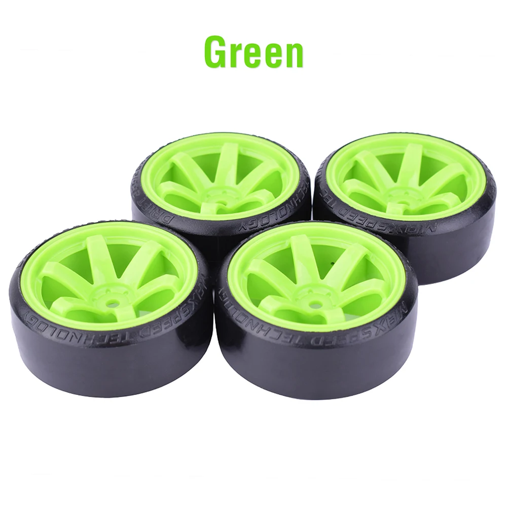 4PCS 1/10 RC Drift Cars Wheel Hub Hard Pattern Tyre for 1:10 HSP Redcat Wltoys WPL Tamiya Traxxas RC Drift Car Accessories Toys S6e4a03094b274d98b642ee65706357caG