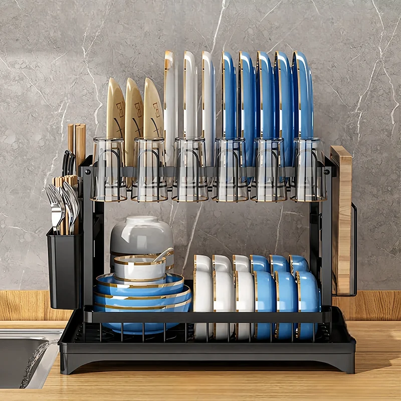 Double-Layer Kitchen Storage Rack 5