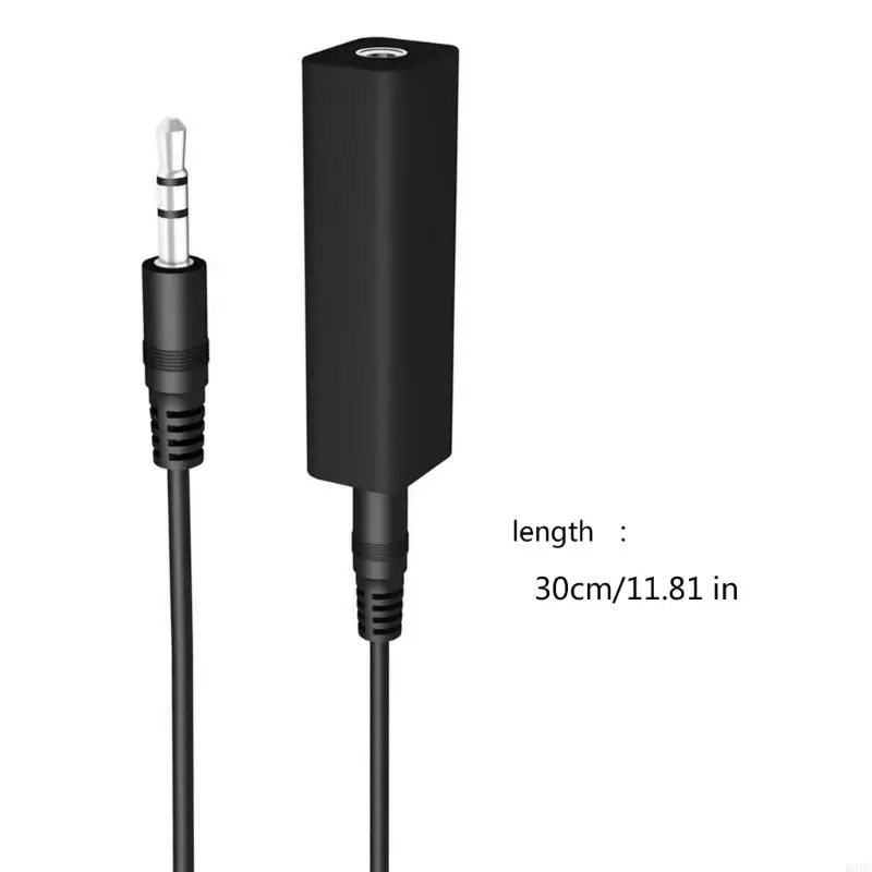 Portable Grounding Noise Isolator 3.5mm Port Sound Interferences Elimination Enhancing Sound Quality in Car and Home 896C