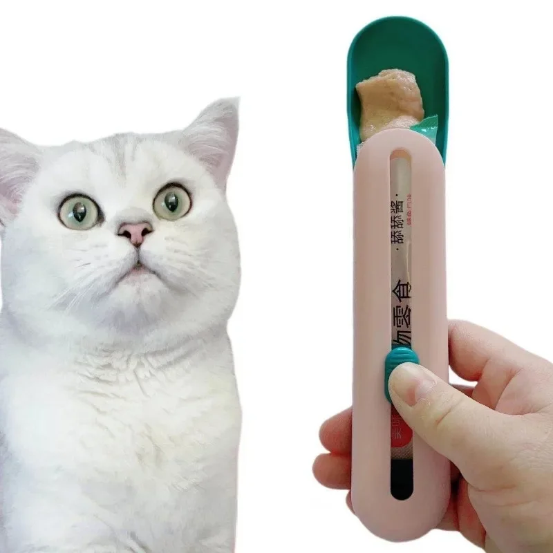 Pet Feeding Spoon Cat Strip Squeezer Puppy Kitty Liquid Food Feeder Multi Use Mini Pet Can Opener Eating Supplies Puppy Cats New Pet Feeding Spoon Cat Strip Squeezer Puppy Kitty Liquid Food Feeder Multi Use Mini Pet Can Opener Eating Supplies Puppy Cats New