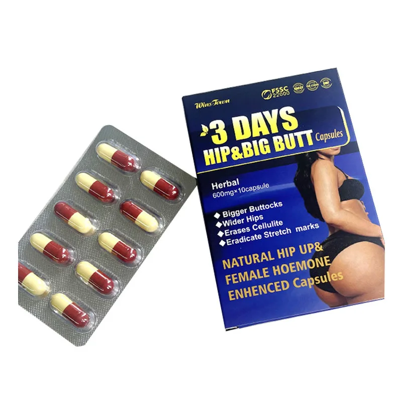 1 Pc 3-day Hip Big Butt Capsule Health Food Eradicate Stretch Marks Increase Hip Lifting Tightening buttock enhancement pills