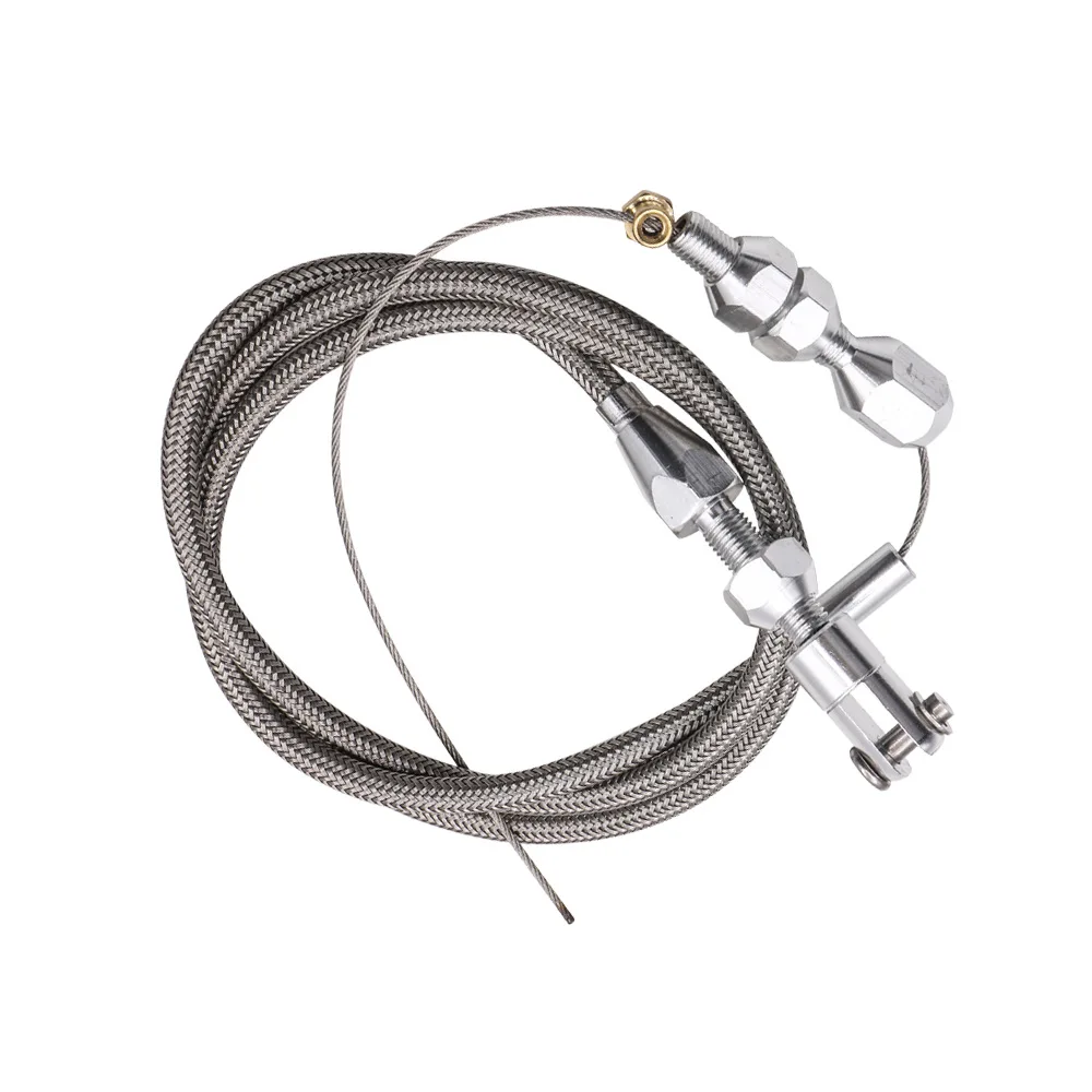 Car Air Intake Hose 36" Braided Stainless Steel Throttle Cable Car Engine Parts for 97-07 Chevrolet/Chevy LS1 Engine 4.8L 5.3L 5.7L 6.0L Car Parts