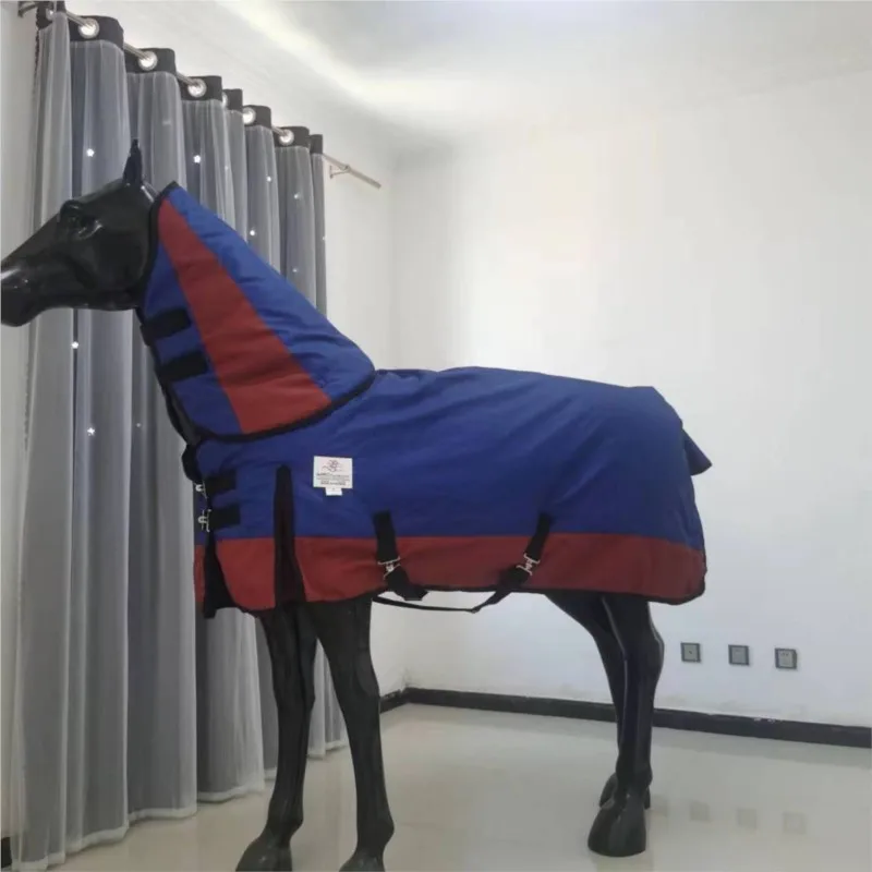 Equestrian Equipment, Horse Clothing With Neck Cover, Waterproof Horse Clothing, Thick And Warm Clothing