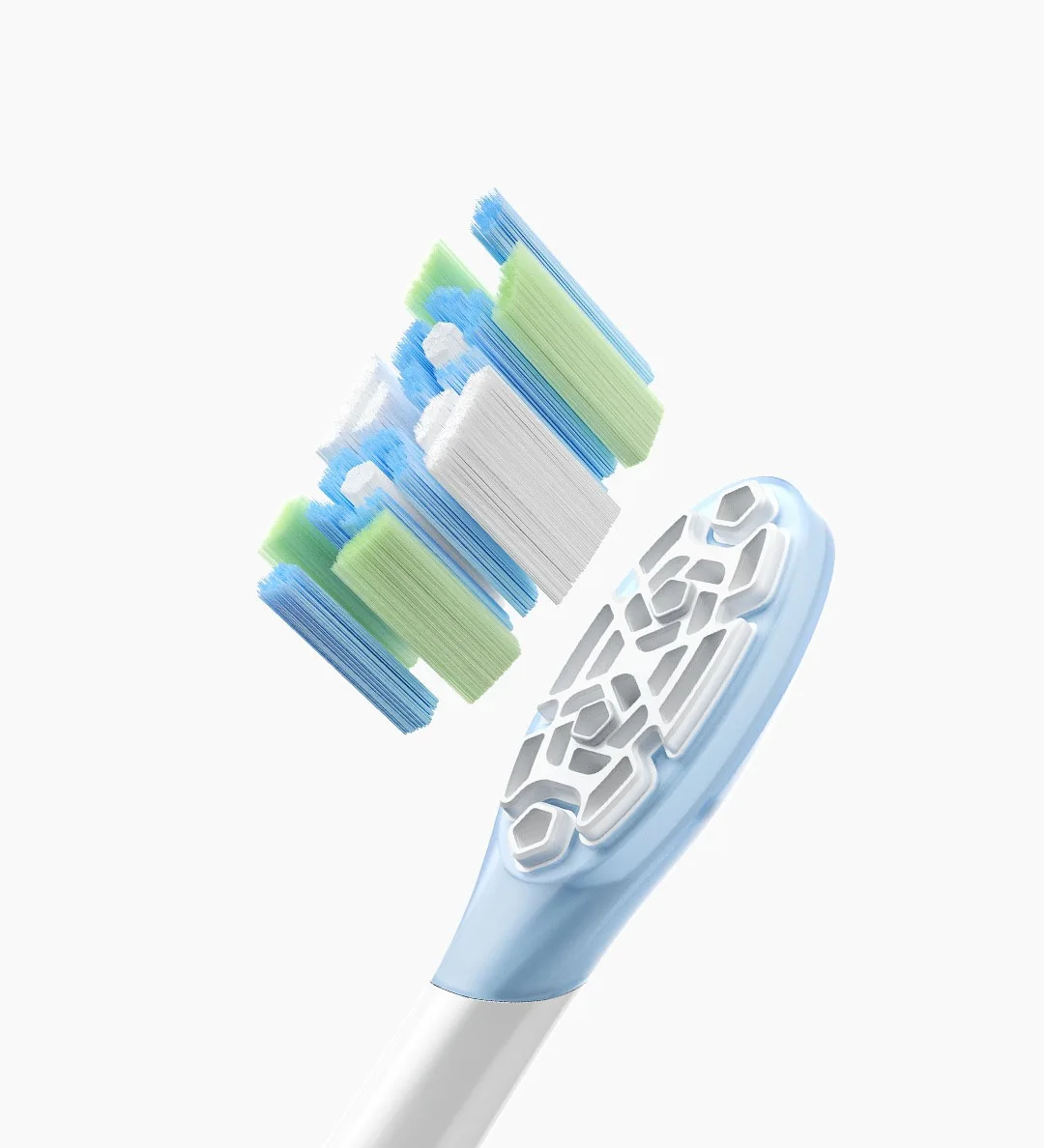 Xiaomi Mijia Oscillation Electric Toothbrush Replacement Heads (Clean) 3 Pcs Sonic Sweep Electric Toothbrush heads electric toothbrush