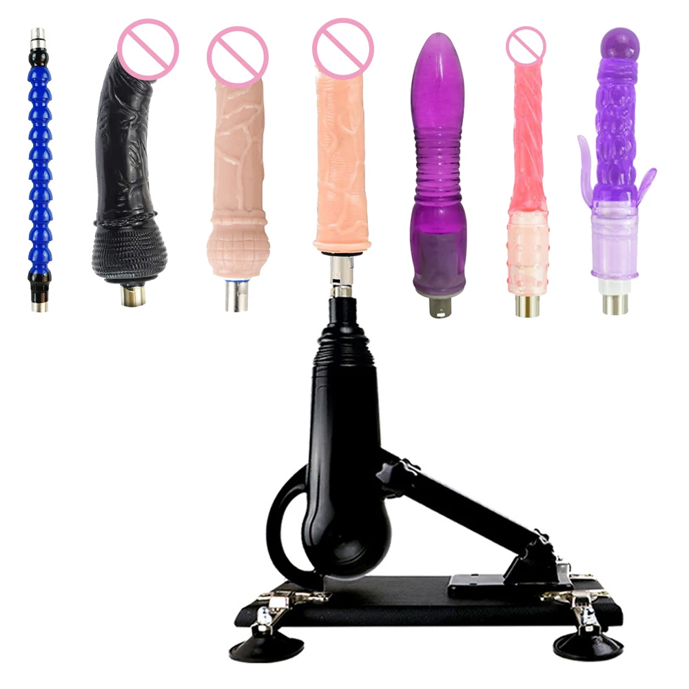 Sex Machine, 3XLR Adapter Love Machine Adjustable Adult Sex Toys with 3  Attachments Automatic Sex Machines for Women and Men