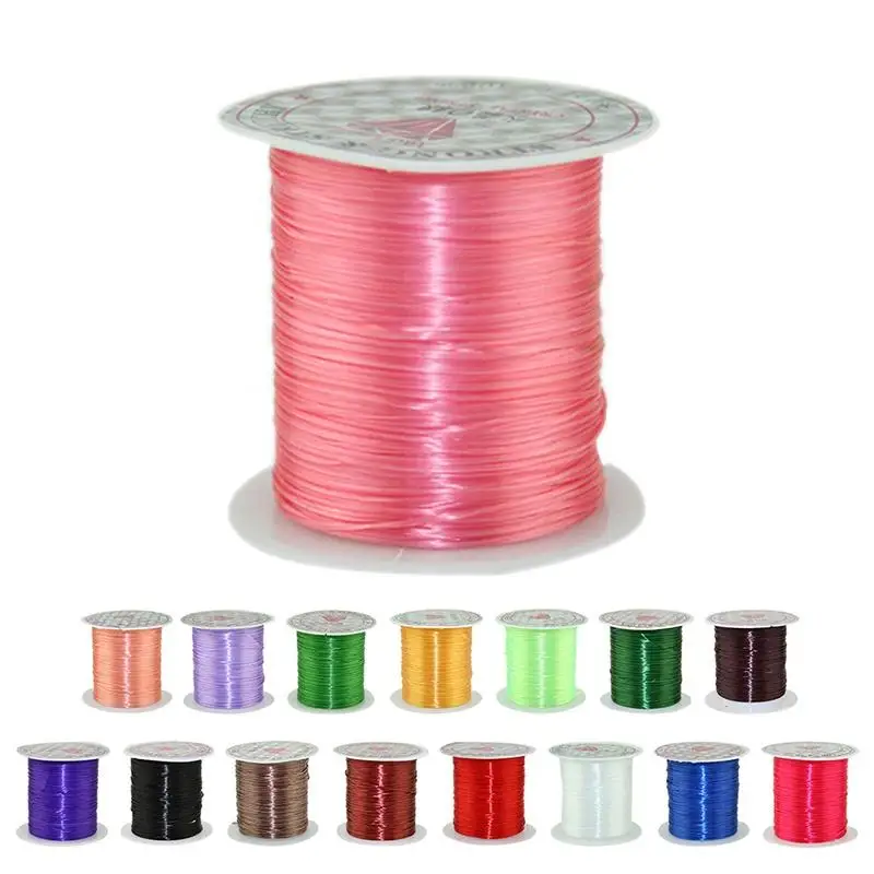 

0.5mm 10M Stretch Elastic Beading Thread Jewelry Making Strong Cord Wire Rope String Bead DIY Bracelet