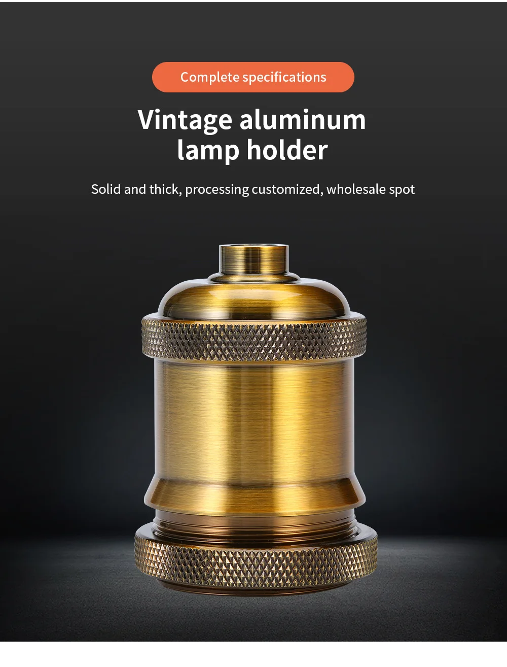 E27 E26 Edison Screw Vintage Retro Oldfashion Bronze Industrial Decorative DIY Pendant Antique Hang LED Lamp Holder lamp holder lamp bulb holder Light Socket