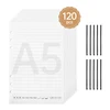 A5 Paper 120 Sheet /10pcs Ballpoint Pen Refills for Bisofice Notebook Digital Pen for Boardpen /Ophaya APP Support Notes Taking 6