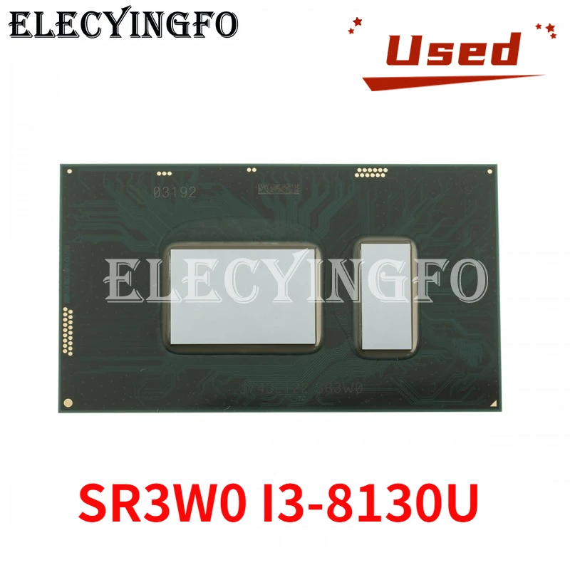 

Восстановленный SR3W0 I3-8130U BGA чипсет, протестирован на 100%, хорошо работает