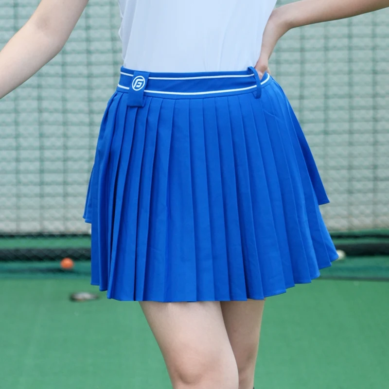 Golfist new golf irregular pleated skirt ladies high-waisted double lalyer tennis skort with women sports golf apparel