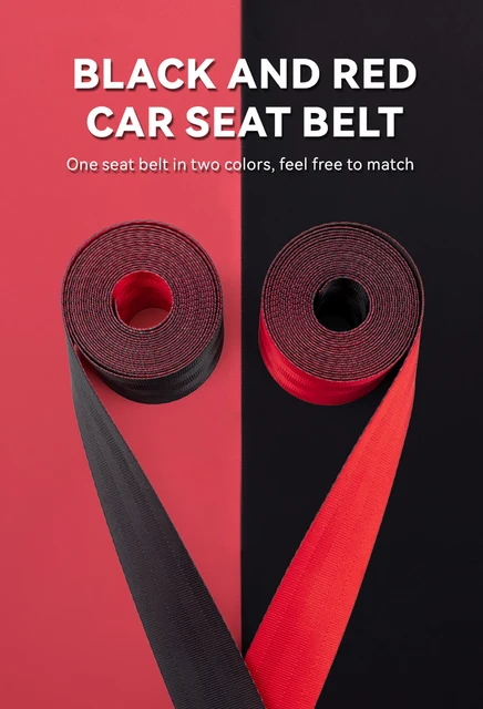 2 Cinghie Traino Auto Da 2 Tonnellate - Nylon Rosso Con Staffe Acciaio Per Emergenze